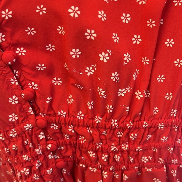 MADEWELL Sophia Mini Dress in Bandana Flower WITH Pockets! Size M - Picture 10 of 10